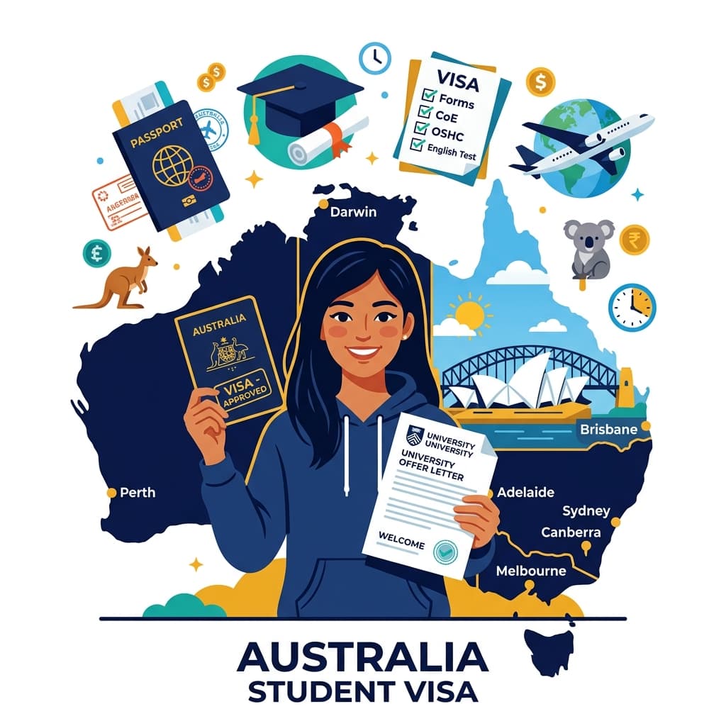 Process of Australia Student Visa & Admission